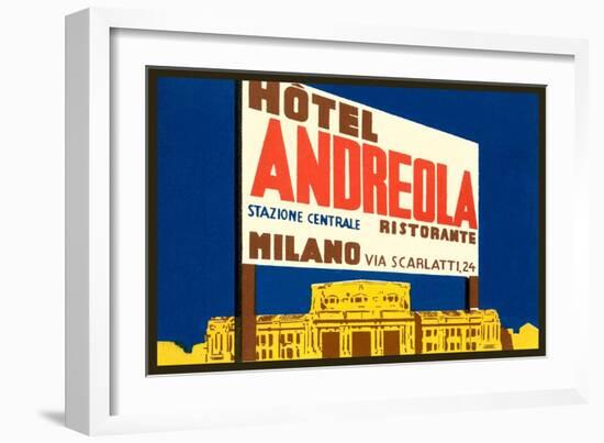 Hotel Andreola, Milan-null-Framed Art Print