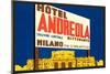 Hotel Andreola, Milan-null-Mounted Art Print