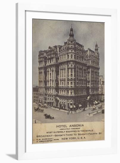 Hotel Ansonia, Broadway, New York City, USA-null-Framed Photographic Print