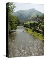 Hotel Arce on the River Nive, Basque Country, Aquitaine, France-R H Productions-Stretched Canvas