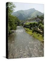 Hotel Arce on the River Nive, Basque Country, Aquitaine, France-R H Productions-Stretched Canvas