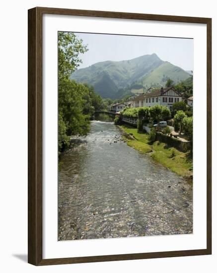 Hotel Arce on the River Nive, Basque Country, Aquitaine, France-R H Productions-Framed Photographic Print