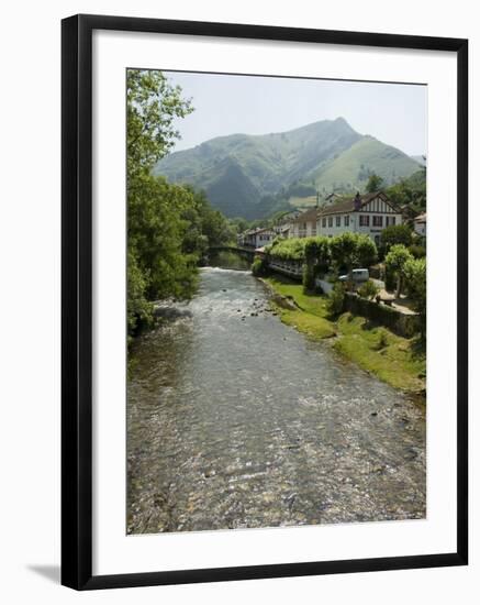 Hotel Arce on the River Nive, Basque Country, Aquitaine, France-R H Productions-Framed Photographic Print