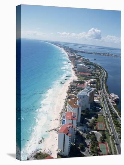 Hotel Area, Cancun, Yucatan, Mexico, North America-Robert Harding-Stretched Canvas
