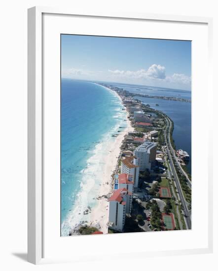 Hotel Area, Cancun, Yucatan, Mexico, North America-Robert Harding-Framed Photographic Print
