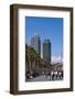 Hotel Arts and Mapfre Tower, La Barceloneta Beach, Barcelona, Spain-Sergio Pitamitz-Framed Photographic Print