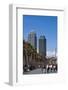 Hotel Arts and Mapfre Tower, La Barceloneta Beach, Barcelona, Spain-Sergio Pitamitz-Framed Photographic Print