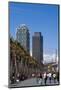 Hotel Arts and Mapfre Tower, La Barceloneta Beach, Barcelona, Spain-Sergio Pitamitz-Mounted Photographic Print