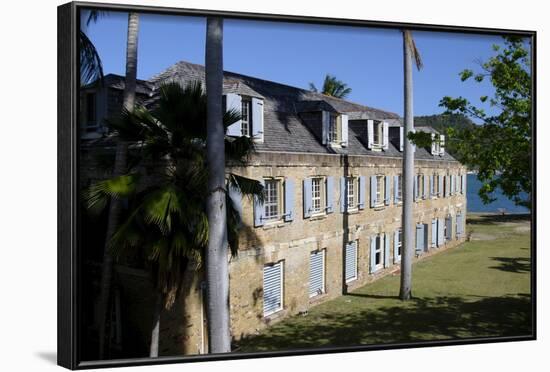 Hotel at Nelsons Dockyard, Antigua, Leeward Islands, West Indies, Caribbean, Central America-Robert-Framed Photographic Print