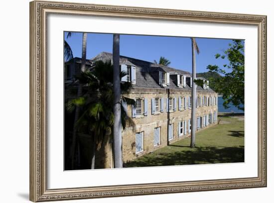 Hotel at Nelsons Dockyard, Antigua, Leeward Islands, West Indies, Caribbean, Central America-Robert-Framed Photographic Print