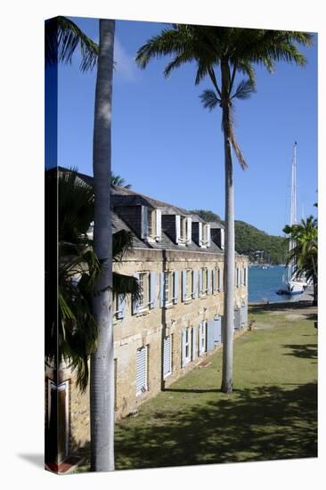 Hotel at Nelsons Dockyard, Antigua, Leeward Islands, West Indies, Caribbean, Central America-Robert-Stretched Canvas