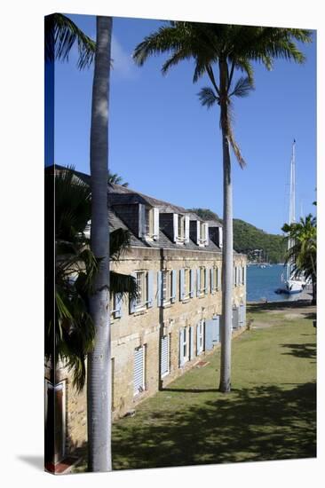 Hotel at Nelsons Dockyard, Antigua, Leeward Islands, West Indies, Caribbean, Central America-Robert-Stretched Canvas