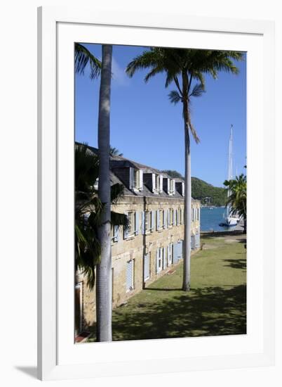 Hotel at Nelsons Dockyard, Antigua, Leeward Islands, West Indies, Caribbean, Central America-Robert-Framed Photographic Print