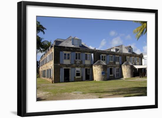 Hotel at Nelsons Dockyard, Antigua, Leeward Islands, West Indies, Caribbean, Central America-Robert-Framed Photographic Print