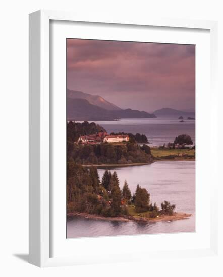 Hotel at the Lakeside, Llao Llao Hotel, Lake Nahuel Huapi, San Carlos De Bariloche-null-Framed Photographic Print