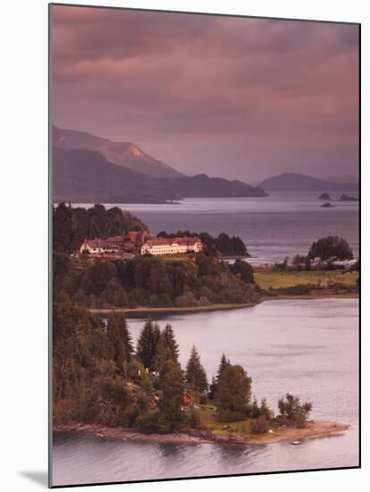 Hotel at the Lakeside, Llao Llao Hotel, Lake Nahuel Huapi, San Carlos De Bariloche-null-Mounted Photographic Print