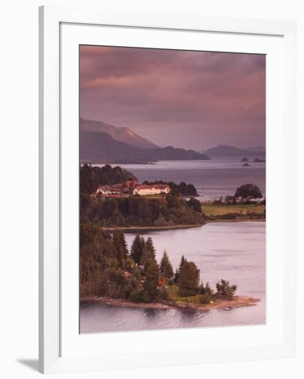 Hotel at the Lakeside, Llao Llao Hotel, Lake Nahuel Huapi, San Carlos De Bariloche-null-Framed Photographic Print