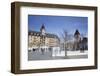 Hotel Au Lac and Le Chateau D'Ouchy, Ouchy, Lausanne, Vaud, Switzerland, Europe-Ian Trower-Framed Photographic Print