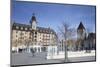 Hotel Au Lac and Le Chateau D'Ouchy, Ouchy, Lausanne, Vaud, Switzerland, Europe-Ian Trower-Mounted Photographic Print