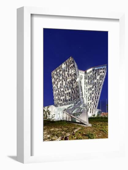 Hotel 'Bella Sky' in the Evening, Amager Peninsula, …restad, Copenhagen, Denmark, Scandinavia-Axel Schmies-Framed Photographic Print