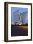 Hotel 'Bella Sky' in the Evening, Peninsula Amager, …restad, Copenhagen, Denmark, Scandinavia-Axel Schmies-Framed Photographic Print