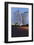 Hotel 'Bella Sky' in the Evening, Peninsula Amager, …restad, Copenhagen, Denmark, Scandinavia-Axel Schmies-Framed Photographic Print