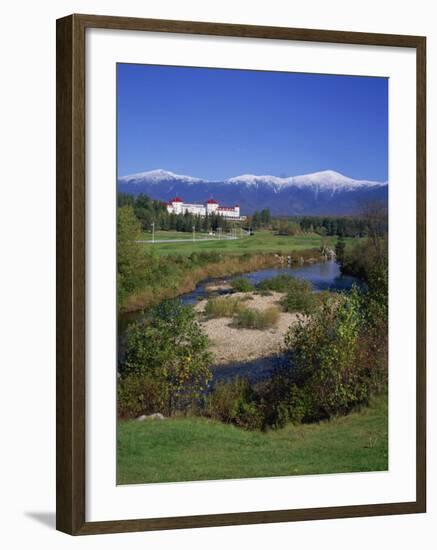 Hotel Below Mount Washington, White Mountains National Forest, New Hampshire, New England, USA-Rainford Roy-Framed Photographic Print