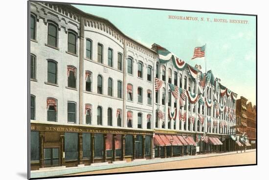 Hotel Bennett, Binghamton, New York-null-Mounted Art Print