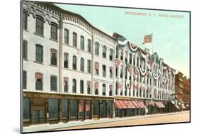 Hotel Bennett, Binghamton, New York-null-Mounted Art Print