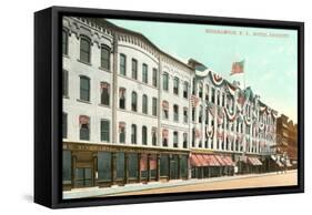 Hotel Bennett, Binghamton, New York-null-Framed Stretched Canvas