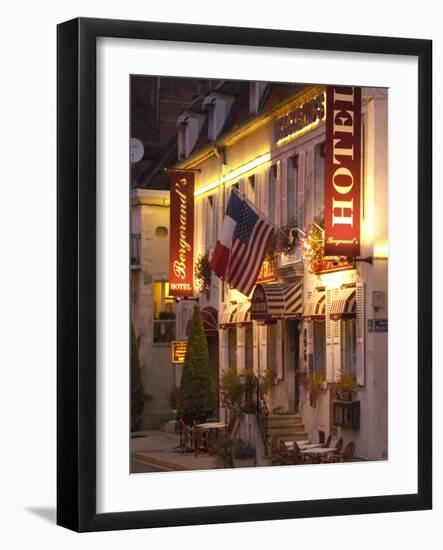 Hotel Bergerand's in Village of Chablis, Bourgogne, France-Per Karlsson-Framed Photographic Print