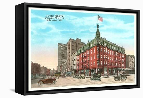 Hotel Blatz, Milwaukee, Wisconsin-null-Framed Stretched Canvas