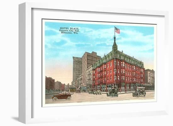 Hotel Blatz, Milwaukee, Wisconsin-null-Framed Art Print