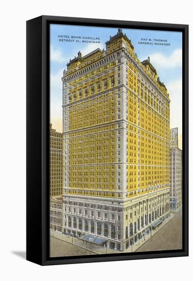 Hotel Book-Cadillac, Detroit, Michigan-null-Framed Stretched Canvas