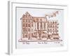 Hotel Brasserie Armoricaine along Rue du Boyer, St. Malo, Brittany, France.-Richard Lawrence-Framed Photographic Print