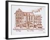 Hotel Brasserie Armoricaine along Rue du Boyer, St. Malo, Brittany, France.-Richard Lawrence-Framed Photographic Print