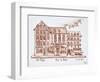 Hotel Brasserie Armoricaine along Rue du Boyer, St. Malo, Brittany, France.-Richard Lawrence-Framed Photographic Print