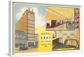 Hotel Bray, Kansas City, Missouri-null-Framed Art Print