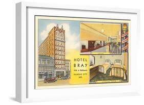 Hotel Bray, Kansas City, Missouri-null-Framed Art Print