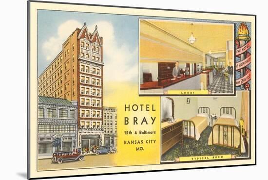 Hotel Bray, Kansas City, Missouri-null-Mounted Art Print