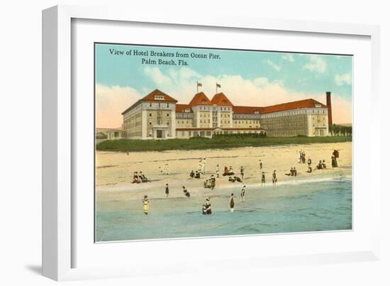Hotel Breakers, Palm Beach, Florida-null-Framed Art Print