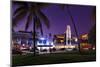 Hotel 'Breakwater' at Dusk, Ocean Drive, Miami South Beach, Art Deco District, Florida, Usa-Axel Schmies-Mounted Premium Photographic Print