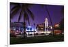 Hotel 'Breakwater' at Dusk, Ocean Drive, Miami South Beach, Art Deco District, Florida, Usa-Axel Schmies-Framed Premium Photographic Print