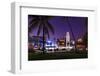 Hotel 'Breakwater' at Dusk, Ocean Drive, Miami South Beach, Art Deco District, Florida, Usa-Axel Schmies-Framed Photographic Print