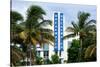 Hotel Breakwater Sign - South Beach Miami - Florida-Philippe Hugonnard-Stretched Canvas