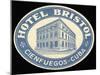 Hotel Bristol Cienfuegos Cuba-null-Mounted Giclee Print