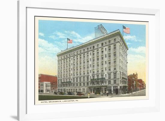 Hotel Brunswick, Lancaster, Pennsylvania-null-Framed Premium Giclee Print