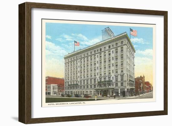 Hotel Brunswick, Lancaster, Pennsylvania-null-Framed Art Print