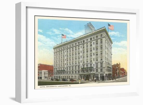 Hotel Brunswick, Lancaster, Pennsylvania-null-Framed Art Print