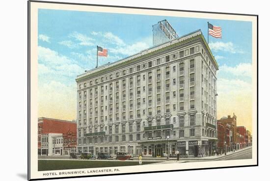 Hotel Brunswick, Lancaster, Pennsylvania-null-Mounted Art Print